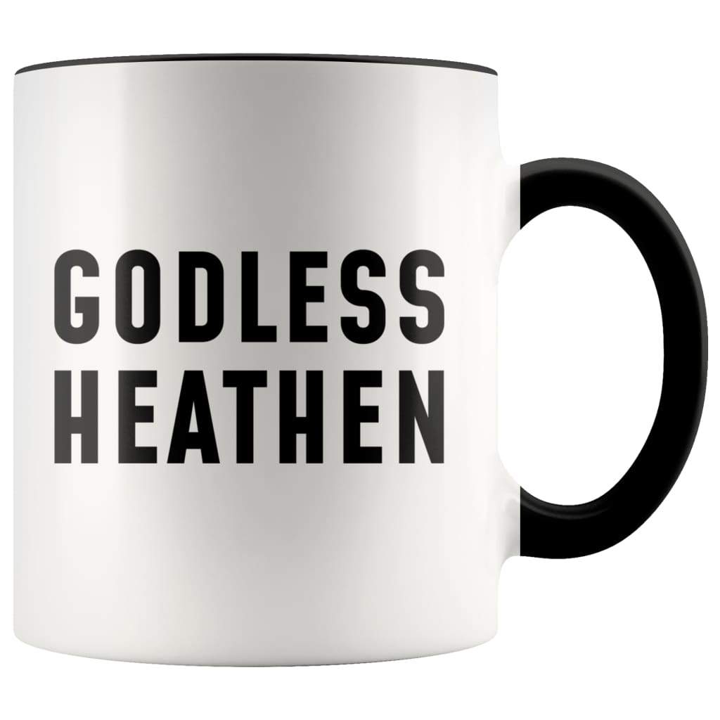 Funny Atheist Gift: Godless Heathen Mug — photo 1