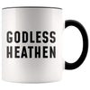 Godless Heathen Mug - Atheist Mug, Agnostic Mug - BackyardPeaks