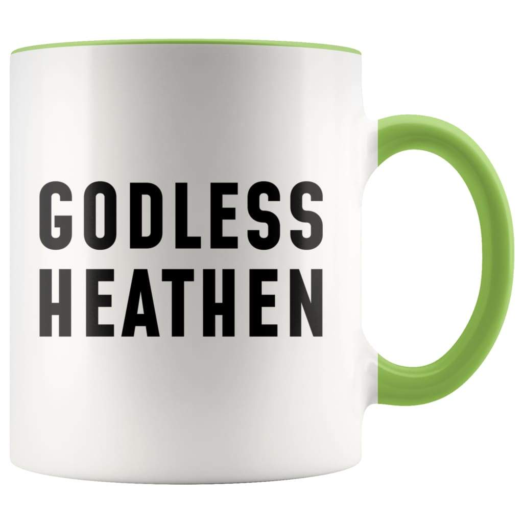 Funny Atheist Gift: Godless Heathen Mug — photo 3