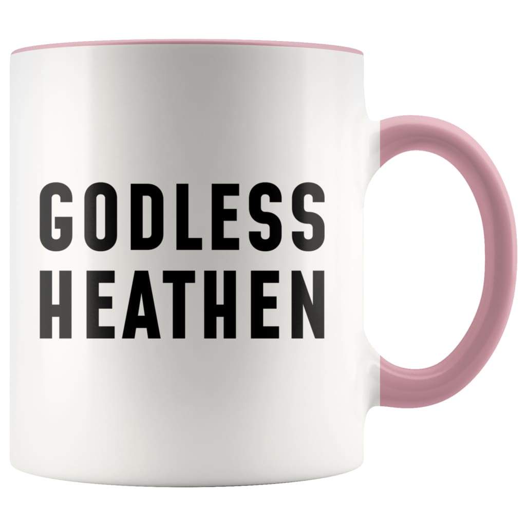 Funny Atheist Gift: Godless Heathen Mug — photo 5