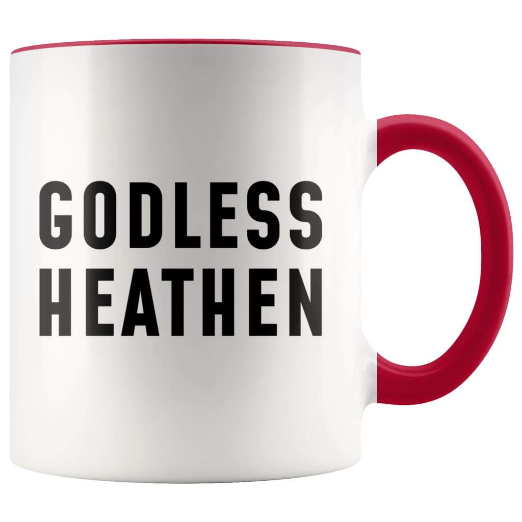Funny Atheist Gift: Godless Heathen Mug — photo 6
