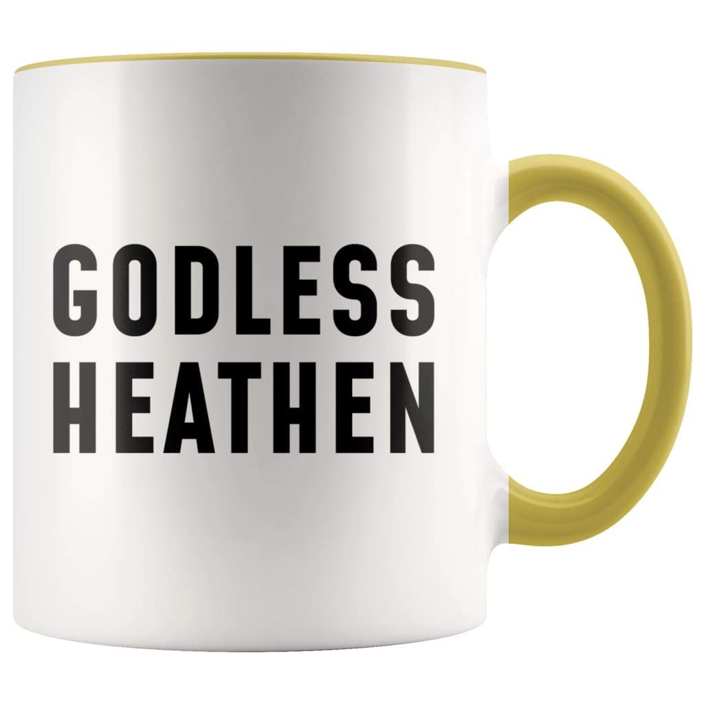 Funny Atheist Gift: Godless Heathen Mug — photo 7