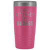 Funny Attorney Gift: 49% Attorney 51% Badass Insulated Tumbler 20oz $29.99 | Pink Tumblers