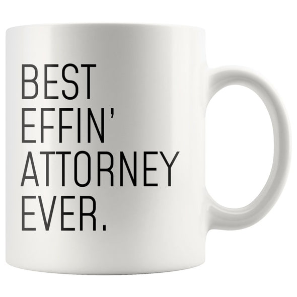 Funny Attorney Gift: Best Effin Attorney Ever. Coffee Mug 11oz $19.99 | Drinkware