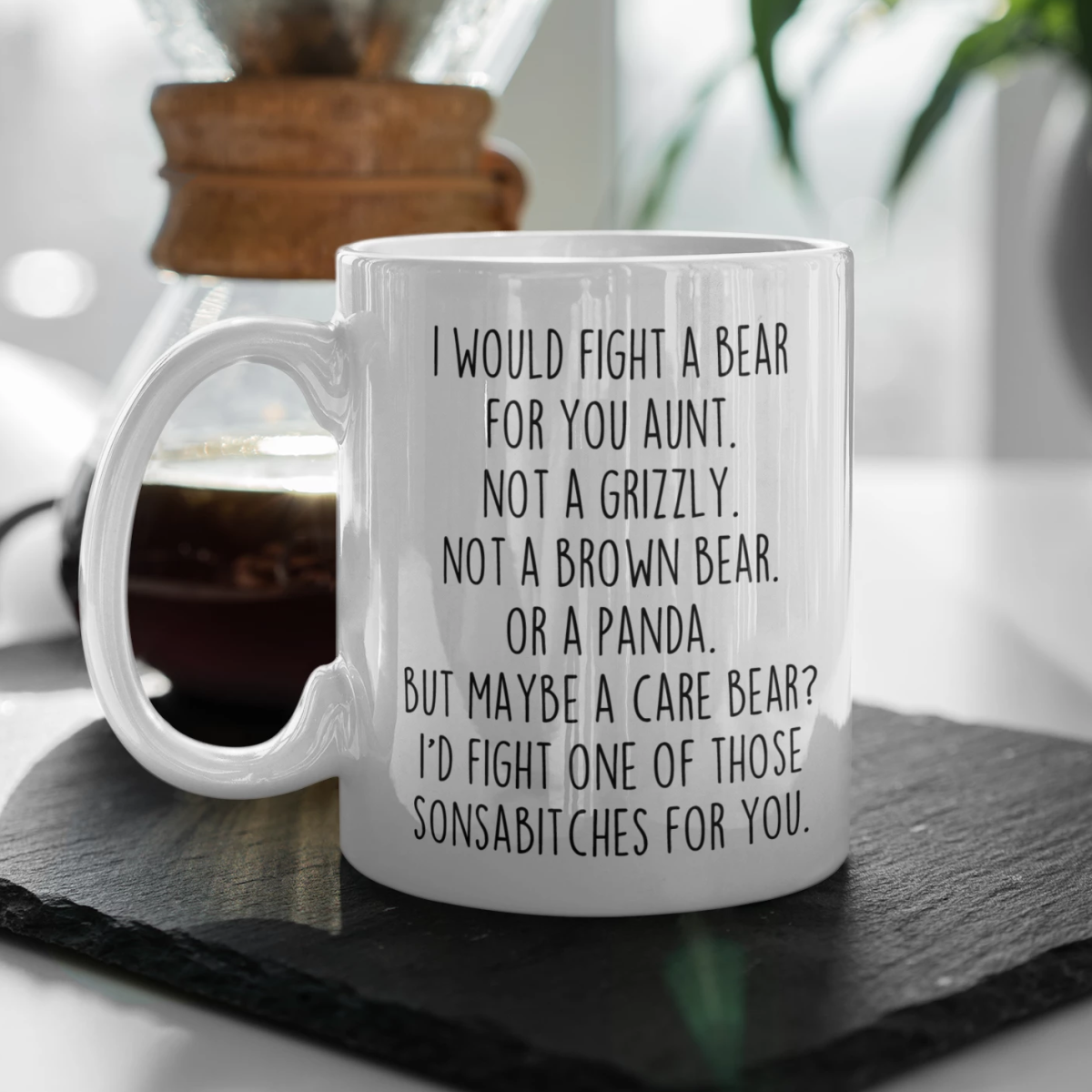 Funny Aunt Gifts I Would Fight A Bear For You Aunt Coffee Mug Gifts for Aunt — photo 3