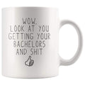 Funny Bachelors Degree Graduate Coffee Mug | Wow, Look At You Getting Your Bachelors And Shit - BackyardPeaks