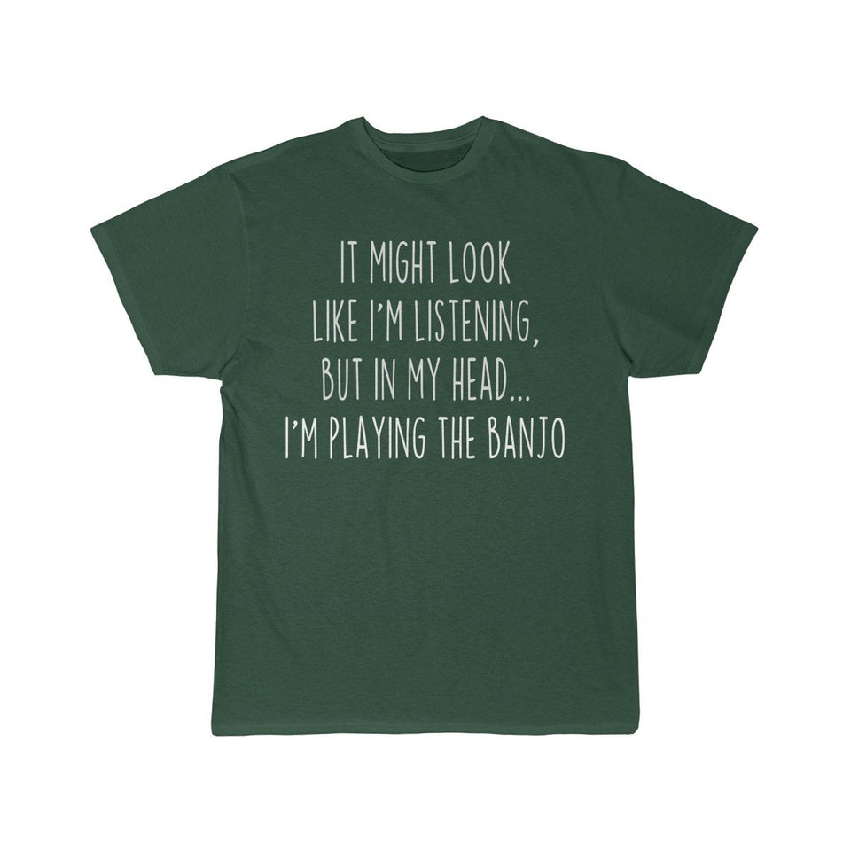 Funny Banjo Player Shirt Best Banjo T Shirt Gift Idea for Banjoist Musician Unisex Fit T-Shirt