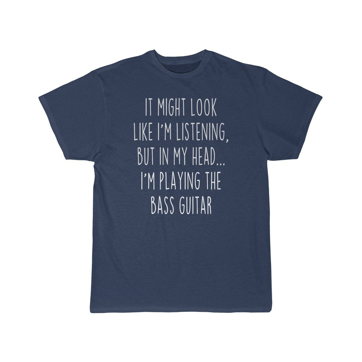 T-Shirt Bassiste Rétro – Médiator & Guitare Basse, Cadeau Idéal Pour Musiciens Passionnés