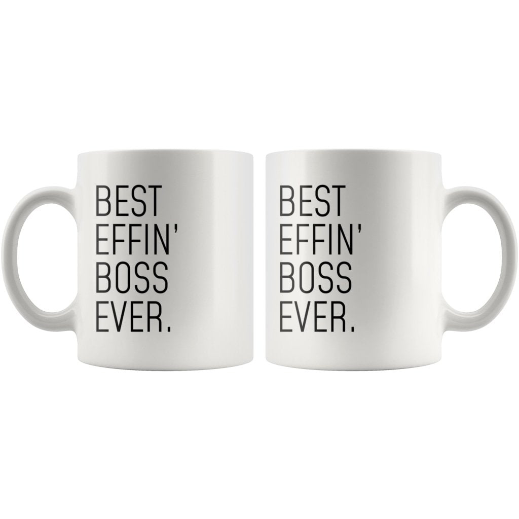 Funny Boss Gift: Best Effin Boss Ever. Coffee Mug 11oz $19.99 | Drinkware