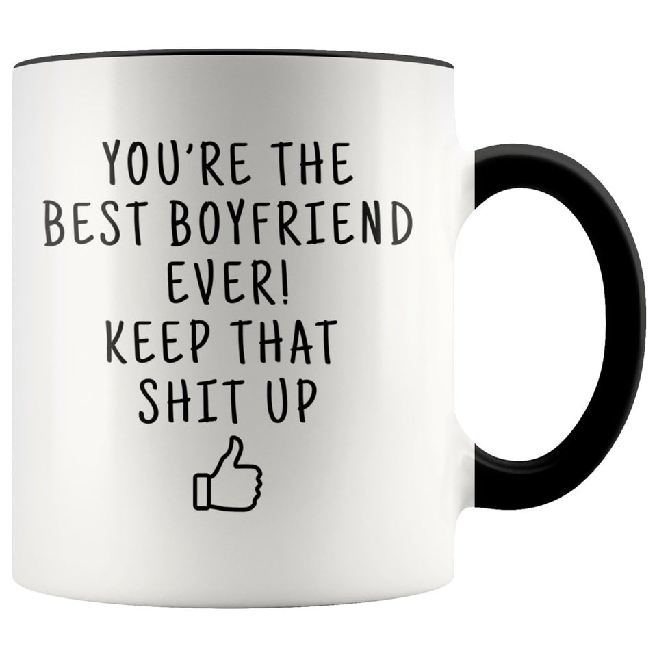 Funny Boyfriend Gifts: Personalized Best Boyfriend Ever! Mug