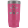 Funny Captain Gift: 49% Captain 51% Badass Insulated Tumbler 20oz $29.99 | Pink Tumblers