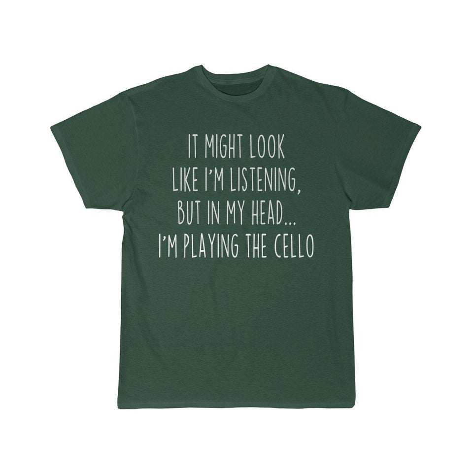 Funny Cello Player Shirt Best Cello T Shirt Gift Idea for Cello Player Musician Unisex Fit T-Shirt