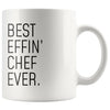 Funny Chef Gift: Best Effin Chef Ever. Coffee Mug 11oz $19.99 | Drinkware