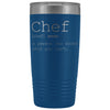 Funny Chef Gift: Chef Definition Insulated Tumbler 20oz | Unique Gift for Chef $33.95 | Blue Tumblers