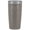 Funny Chef Gift: Chef Definition Insulated Tumbler 20oz | Unique Gift for Chef $33.95 | Pewter Tumblers