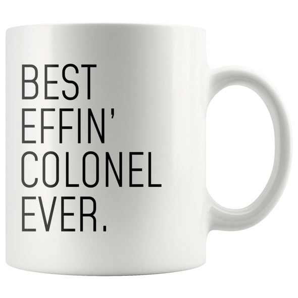 Funny Colonel Gift: Best Effin Colonel Ever. Coffee Mug 11oz $19.99 | Drinkware