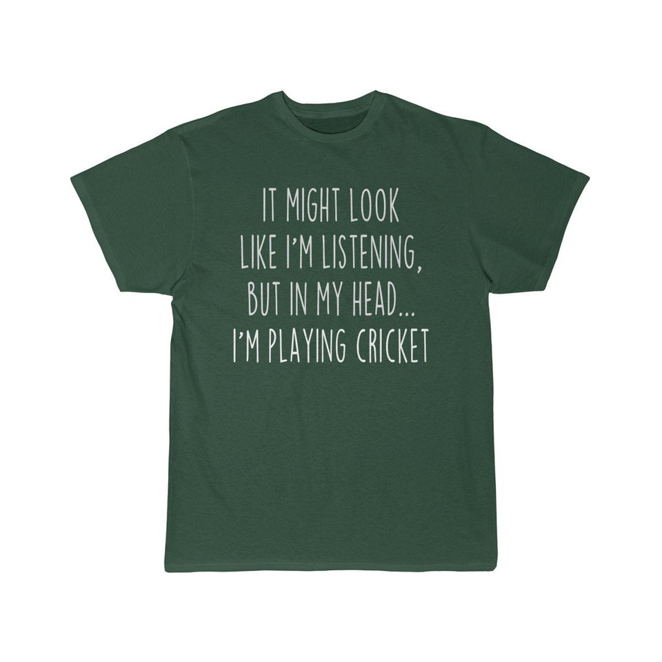 Funny Cricket Shirt Best Cricket T Shirt Gift Idea for Cricket Player Unisex Fit T-Shirt