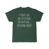 Funny Cricket Shirt Best Cricket T Shirt Gift Idea for Cricket Player Unisex Fit T-Shirt $19.99 | Forest / S T-Shirt