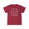 Funny Crocheting Shirt Best Crocheting T Shirt Gift Idea for Crocheter Unisex Fit T-Shirt $19.99 | Cardinal / S T-Shirt