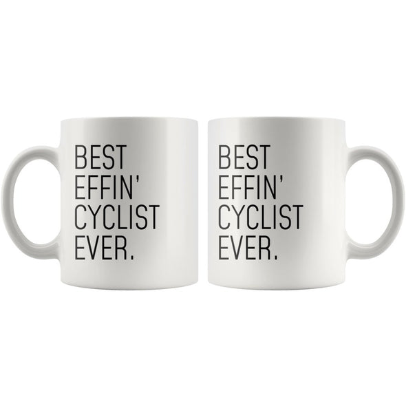Funny Cycling Gift: Best Effin Cyclist Ever. Coffee Mug 11oz $19.99 | Drinkware