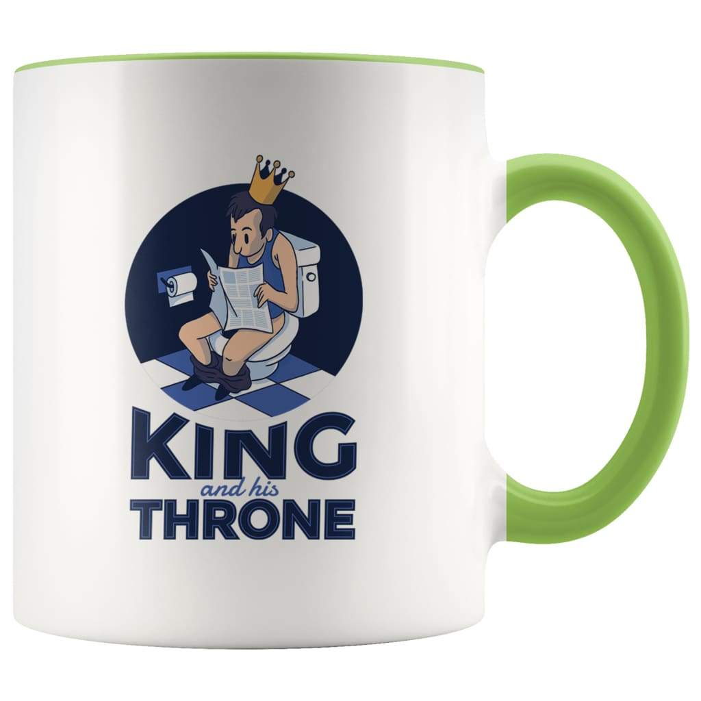 Funny Dad Coffee Mug - King And His Throne Mug - BackyardPeaks