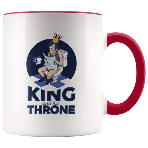 Funny Dad Coffee Mug - King And His Throne Mug - BackyardPeaks