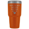 Funny Dad Gift: Best Dad Ever! Large Insulated Tumbler 30oz $38.95 | Orange Tumblers