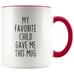 Load image into Gallery viewer, Funny Dad Gifts from Daughter Fathers Day Gift Idea My Favorite Child Gave Me This Mug Coffee Mug Tea Cup 11oz