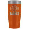Funny Dancing Gift: 49% Dancer 51% Badass Insulated Tumbler 20oz $29.99 | Orange Tumblers