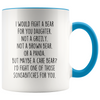 Funny Daughter Gifts I Would Fight A Bear For You Daughter Personalized Gift for Daughter $19.99 | Blue Drinkware