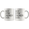 Funny Engineer Gift: Best Effin Engineer Ever. Coffee Mug 11oz $19.99 | Drinkware