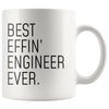 Funny Engineer Gift: Best Effin Engineer Ever. Coffee Mug 11oz $19.99 | 11 oz Drinkware