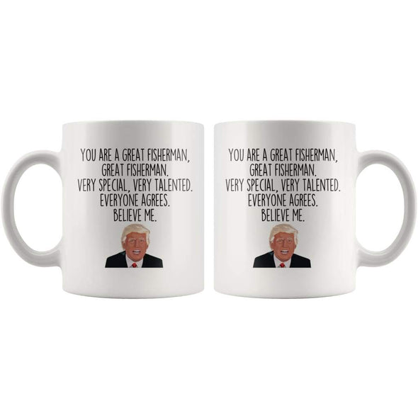 Fisherman Coffee Mug | Funny Trump Gift for Fisherman $14.99 | Drinkware