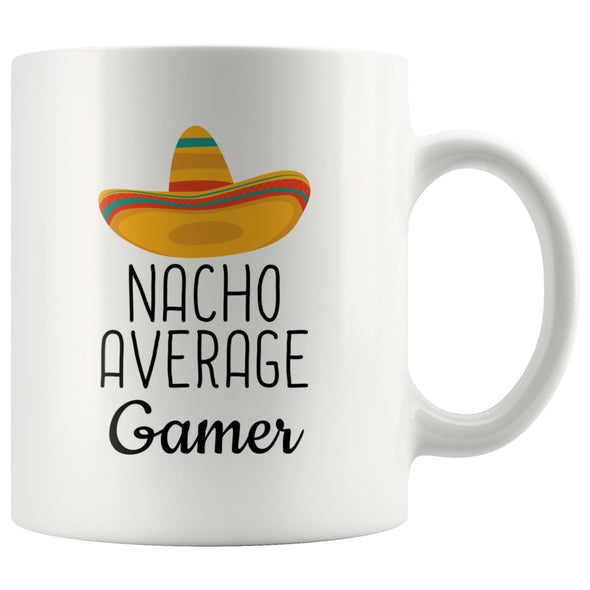 Funny Gaming Gifts: Nacho Average Gamer Mug | Gifts for Video Gamer $19.99 | 11 oz Drinkware