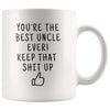 Best Uncle Ever! Gift Coffee Mug - BackyardPeaks