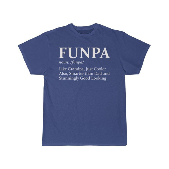 Funpa T-Shirt Gifts for Grandpa $19.99 | Royal / S T-Shirt