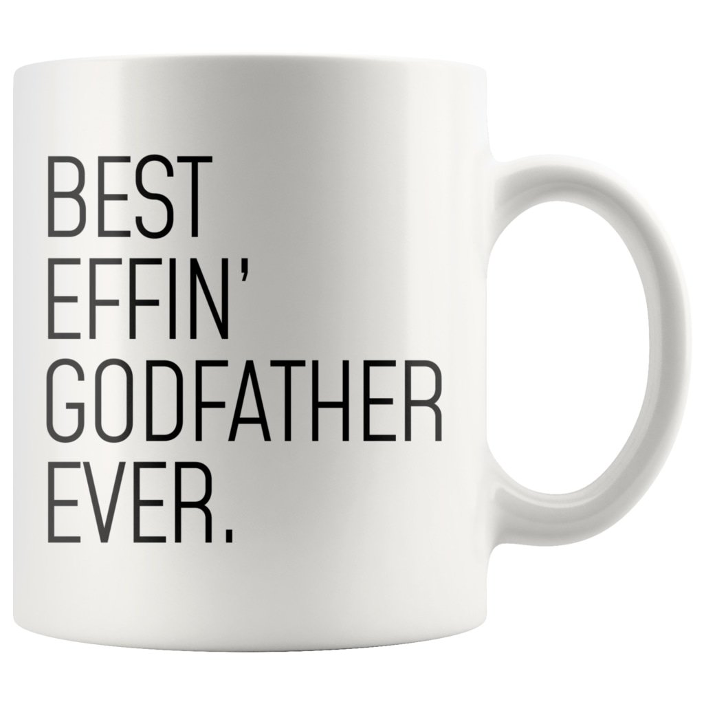 Funny Godfather Gift: Best Effin' Godfather Ever. Coffee Mug 11oz — photo 3
