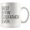 Funny Godfather Gift: Best Effin Godfather Ever. Coffee Mug 11oz $19.99 | Drinkware
