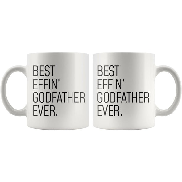 Funny Godfather Gift: Best Effin Godfather Ever. Coffee Mug 11oz $19.99 | Drinkware