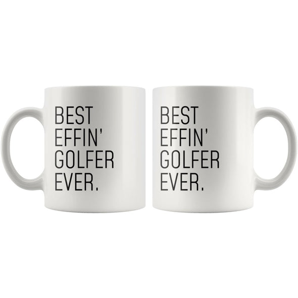 Funny Golfing Gift: Best Effin Golfer Ever. Coffee Mug 11oz $19.99 | Drinkware