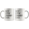 Funny Grammy Gift: Best Effin Grammy Ever. Coffee Mug 11oz $19.99 | Drinkware