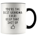 Funny Grandma Gifts: Best Grandma Ever! Mug | Personalized Gifts for Grandma $19.99 | Black Drinkware