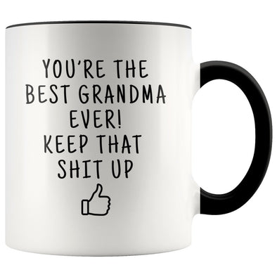 Funny Grandma Gifts: Best Grandma Ever! Mug | Personalized Gifts for Grandma $19.99 | Black Drinkware