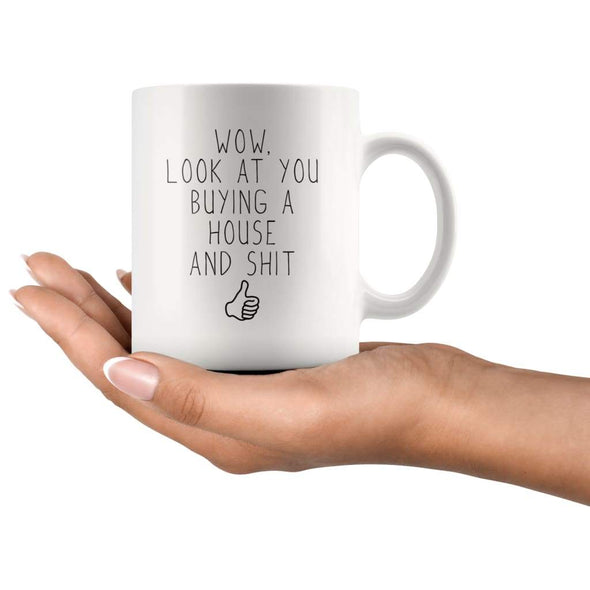 Funny Housewarming Gift, New House Owner Gift, Buying A House Coffee Mug - BackyardPeaks