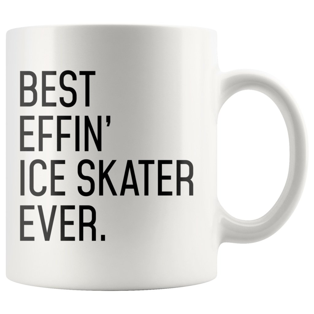 Funny Best Ice Skating Gift: Nacho Average Ice Skater Coffee Mug