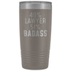 Funny Lawyer Gift: 49% Lawyer 51% Badass Insulated Tumbler 20oz $29.99 | Pewter Tumblers