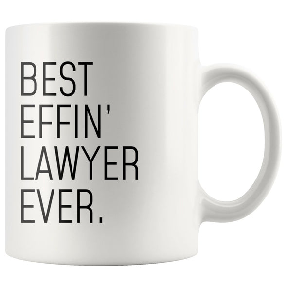Funny Lawyer Gift: Best Effin Lawyer Ever. Coffee Mug 11oz $19.99 | Drinkware