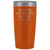 Funny Mom Gifts: Best Mom Ever! Travel Mug Vacuum Tumbler | Personalized Gift for Mom $29.99 | Orange Tumblers