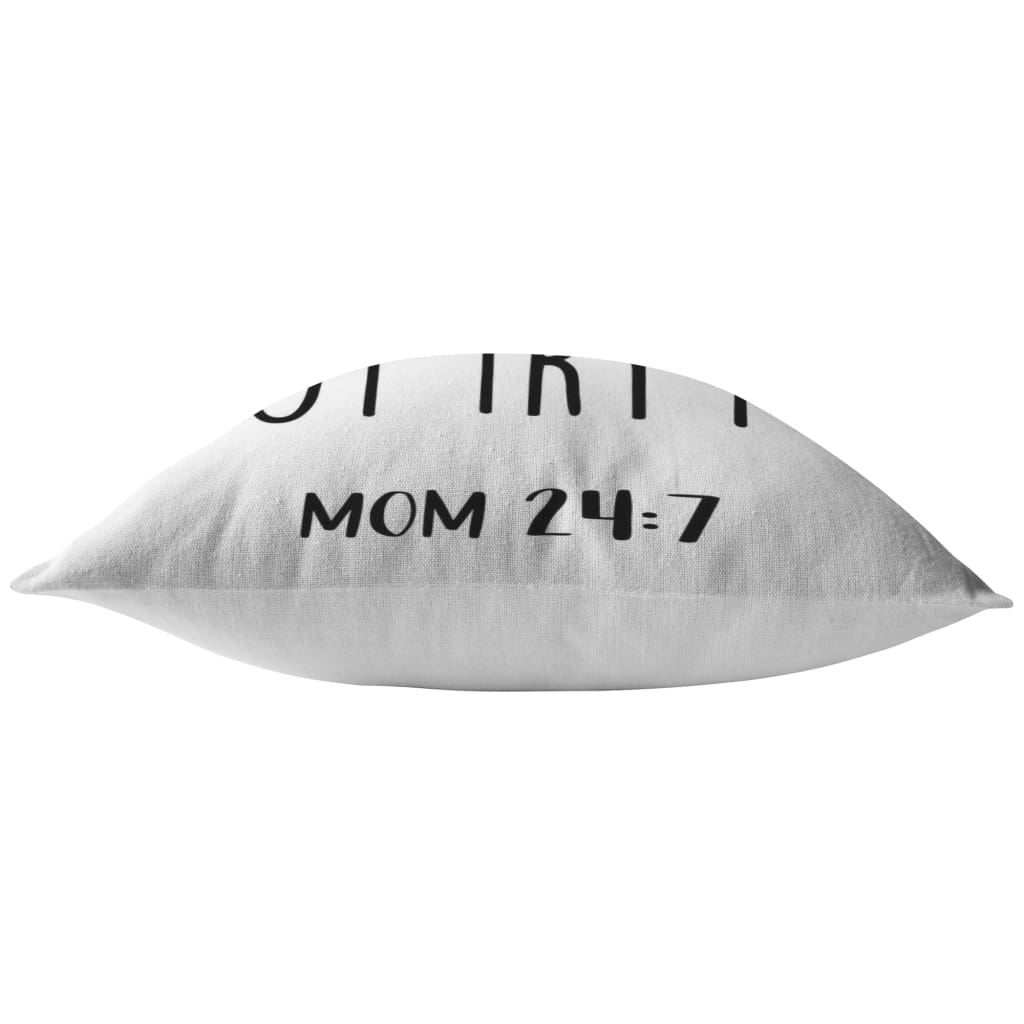 Funny Mom Gifts | Thou Shalt Not Try Me Mom 24:7 Pillow | Mother’s Day | Home Decor | Housewarming $21.99 | Pillows Multi