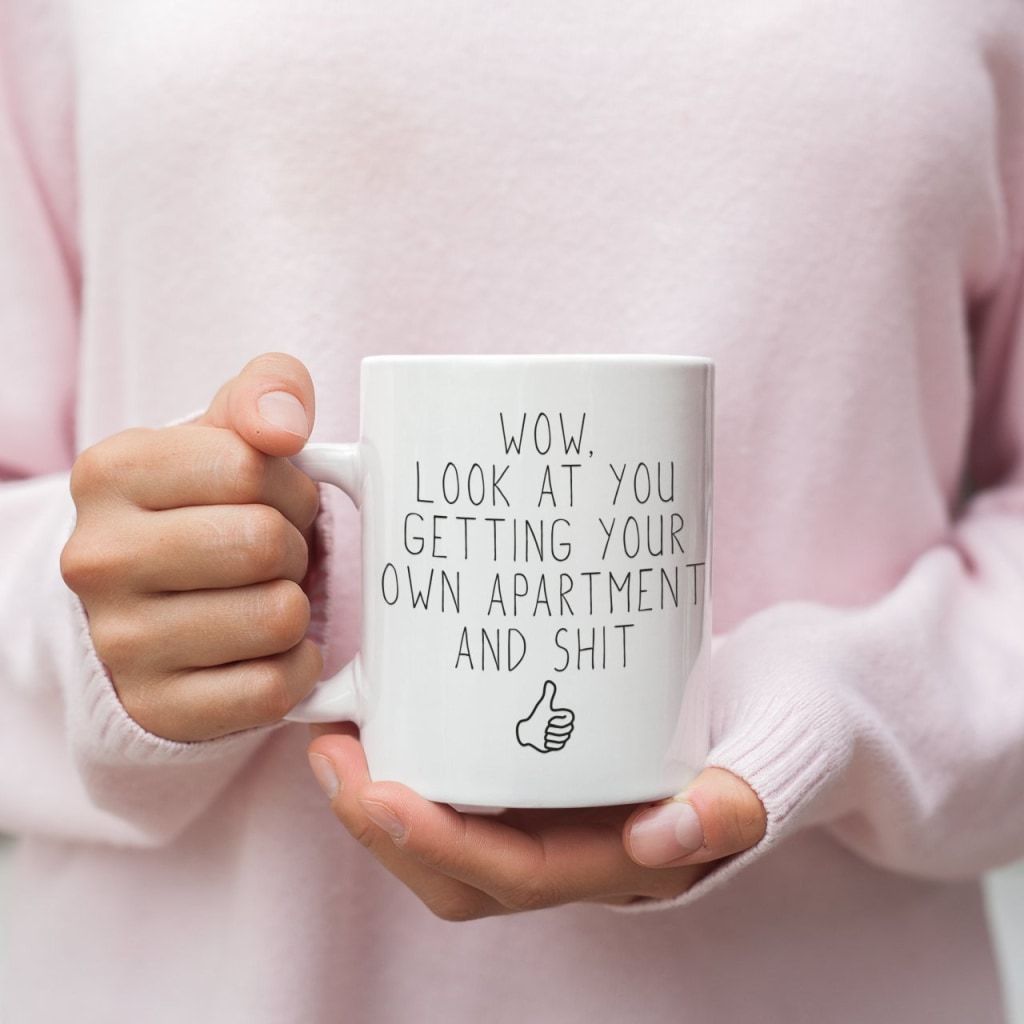 Funny Moving Out Gift, New Apartment Gift, Housewarming Coffee Mug — photo 4